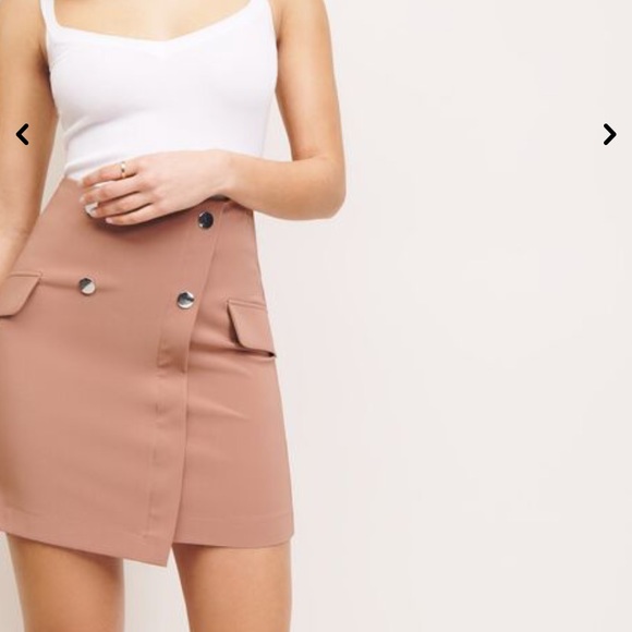 Mini Skirt With Snaps - Picture 2 of 7